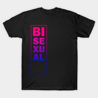 Bisexual LGBTQ+ Colored T-Shirt